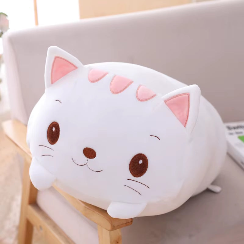 Super Soft Animal Cartoon Pillow 20Cm Cute Fat Pig Cat Bear Plush Toy Stuffed Lovely Throw Doll Kids Birthyday Gift