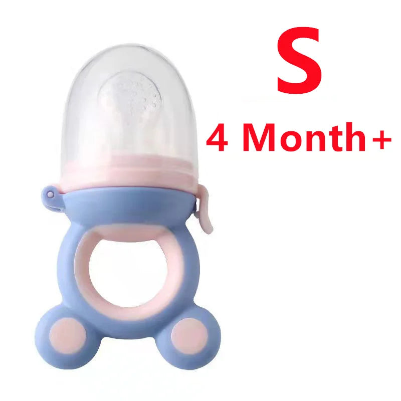 Baby Teether Nipple Fruit Food Feeder for New Bornsilicona Teethers Fresh Food Nibbler Pacifier Clip Baby Accessories BPA Free
