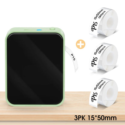 Wireless Bluetooth Label Printer Portable Thermal Printer Marklife P15 Inkless Labeling Machine Mini Label Maker P15 Sticker