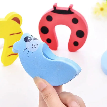 2/5Pcs Baby Safety Door Stopper for Newborn Furniture Protection Anti-Pinch Hand Cute Animal Care Child Lock Finger Protector