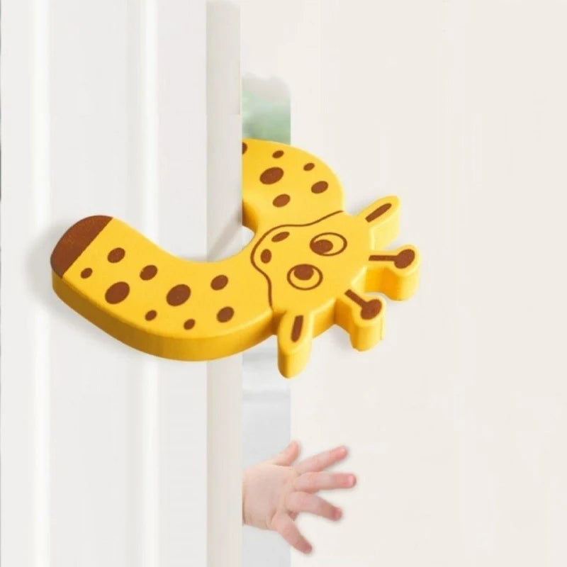 2/5Pcs Baby Safety Door Stopper for Newborn Furniture Protection Anti-Pinch Hand Cute Animal Care Child Lock Finger Protector