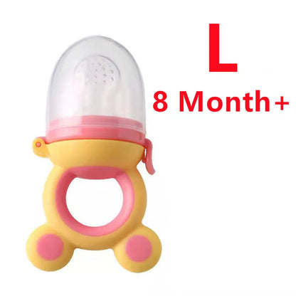 Baby Teether Nipple Fruit Food Feeder for New Bornsilicona Teethers Fresh Food Nibbler Pacifier Clip Baby Accessories BPA Free